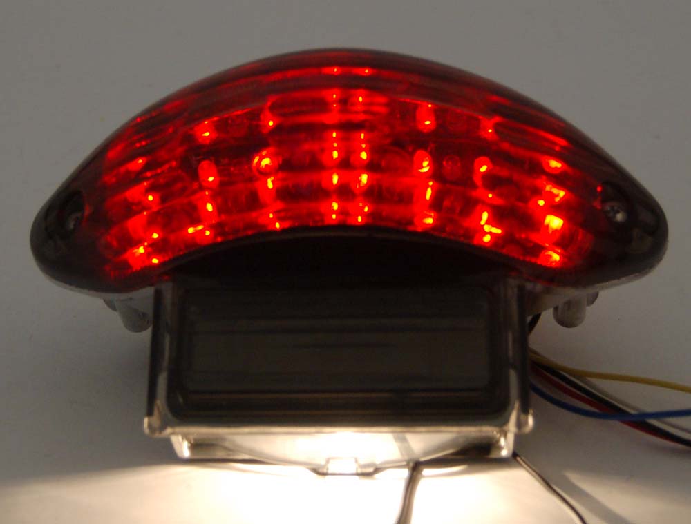 Integrated LED TailLight Turn Signals for Suzuki 1300 99-07 Katana 750 Smoke