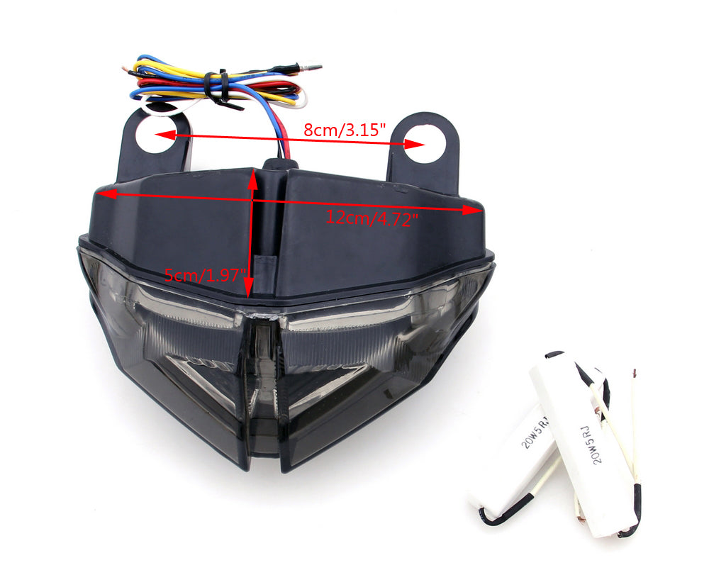 Integrated LED TailLight Turn Signals for Ducati 848 08-12 1098R/1098S 07-12 S