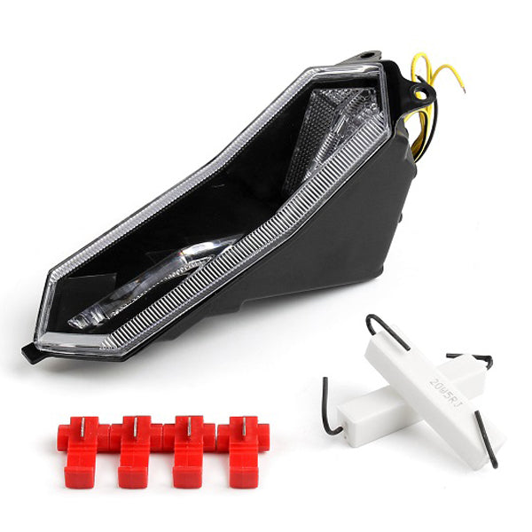 Tail light Integrated Turn Signals For Yamaha YZF R6 R1 R1S R7 2015-2022 Smoke