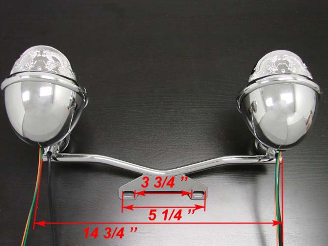 Driving Passing Turn Signal Spot Light Bar For Honda Yamaha Suzuki Kawasaki