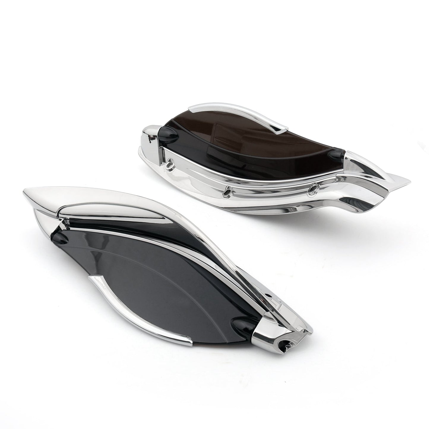 Adjustable Upper Fairing Side Wings Air Deflectors For Harley Street Glide 14-17