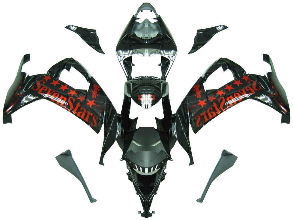 Generic Fit For Kawasaki ZX10R (2008-2010) Bodywork Fairing ABS Injection Molded Plastics Set 2 Style