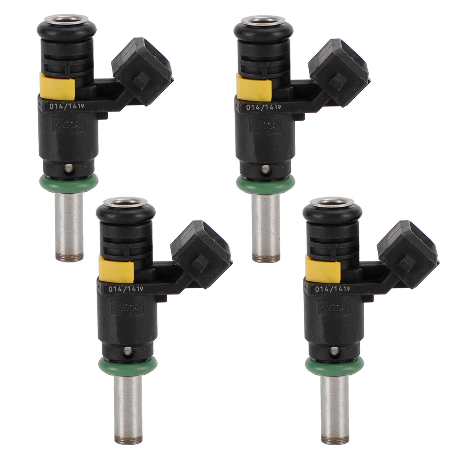 4 Stuks Brandstofinjectoren Voor Mercury / Quicksilver Buitenboordmotor 150HP 4-takt – 8M6002428, Kunststof, Zwart, Plug-and-play