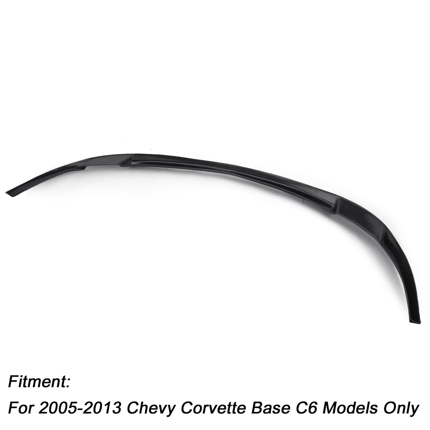 Front Bumper Lip Splitter Spoiler Kit Fit For 2005-2013 Chevy Corvette Base C6 Models Only