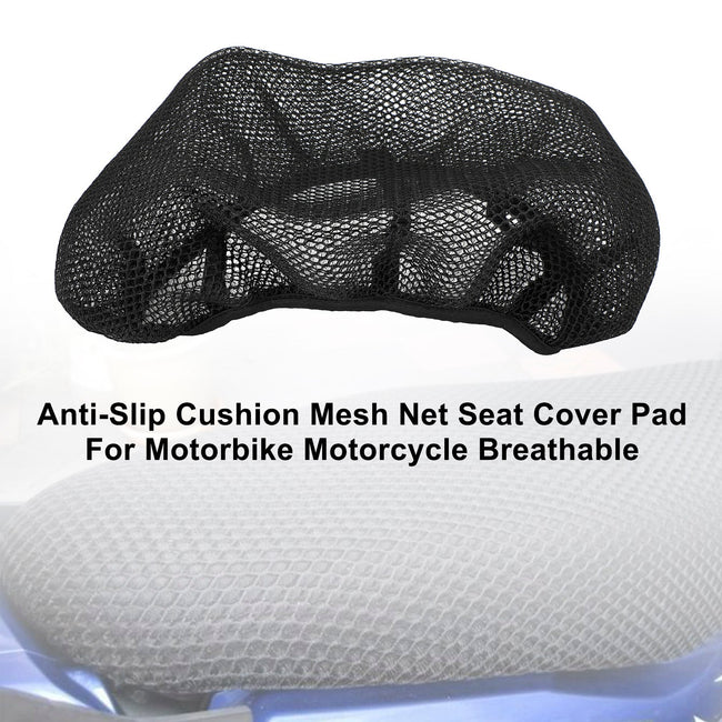 Heat-Resistant Net Seat Mesh Cover Universal Xl For Motorcycle Scooter Motorbike
