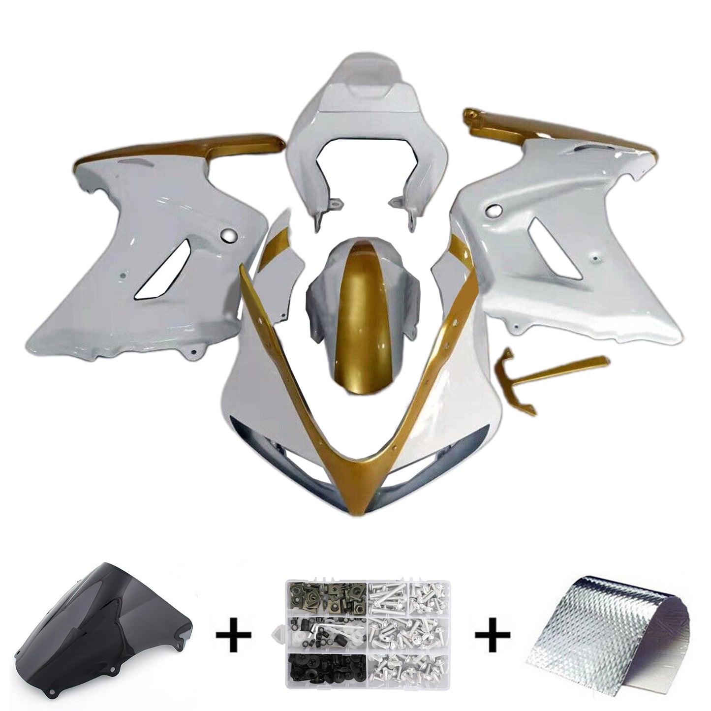2003-2013 Suzuki SV650 Amotopart Injection Fairing Kit Bodywork Plastic ABS #101