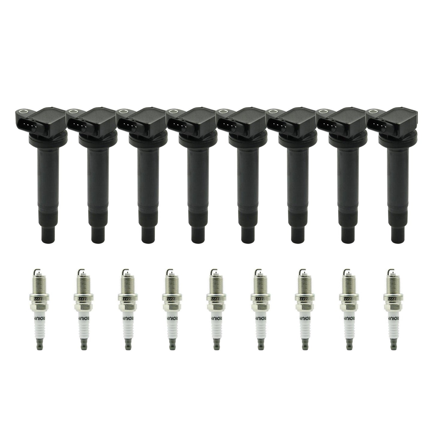 Lexus SC430 2002-2010 4.3L 8PCS Ignition Coil+Spark Plug UF230 UF493 90919-02230