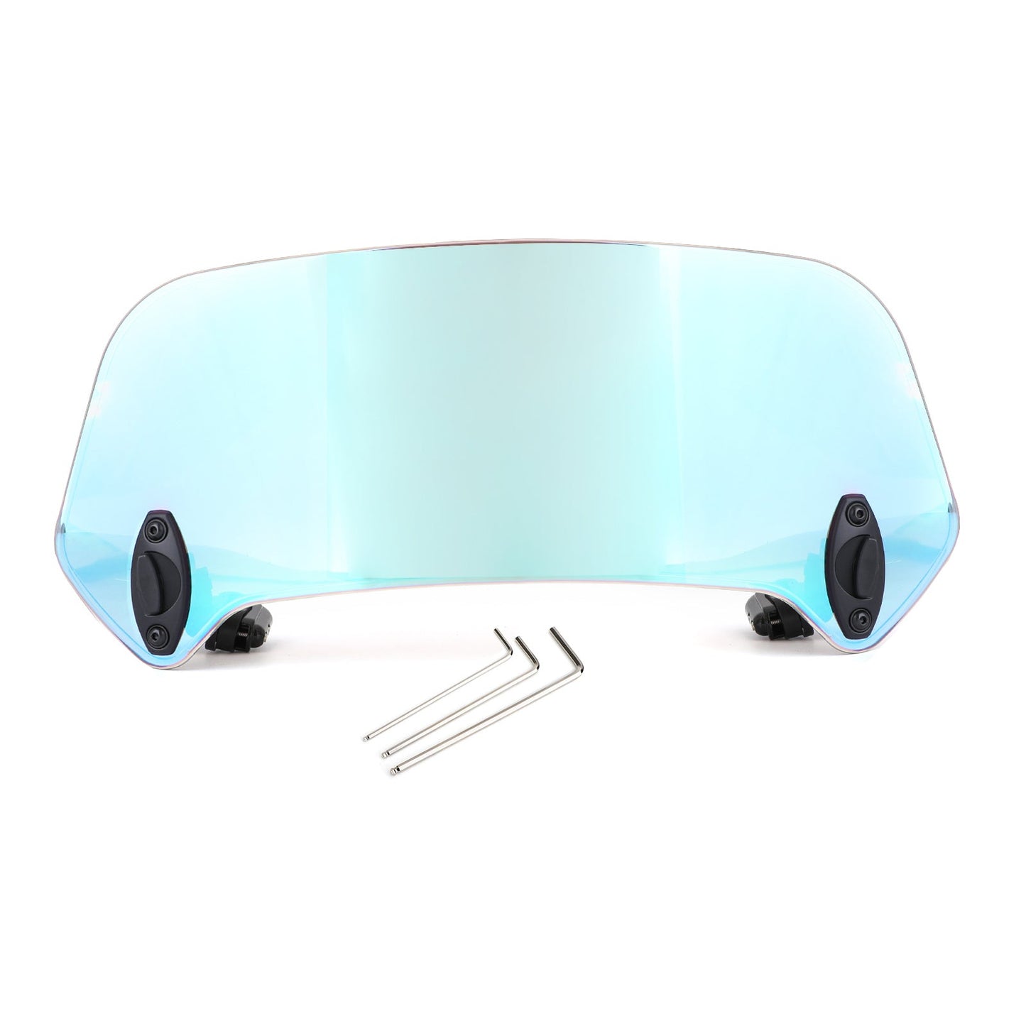 Universal Adjustable Clip On Windshield Extension Spoiler Wind Deflector Clear