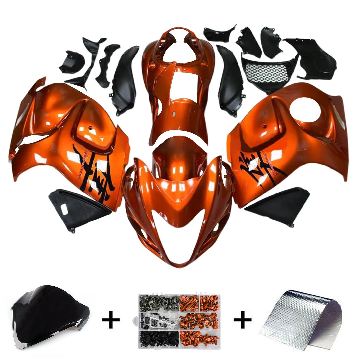 2008-2020 Suzuki Hayabusa GSX1300R Injection Fairing Kit Bodywork Plastic ABS