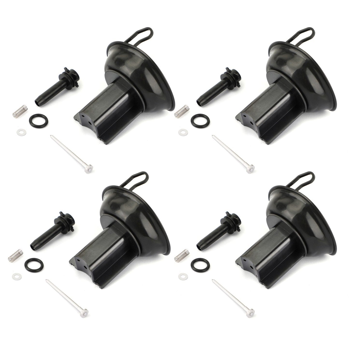 4x Moto Carburetor repair kit plunger diaphragm for Honda CB400 VTEC CB 400
