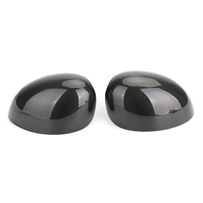 Carbon Door Mirror Caps Covers for Mini Cooper R55 R56 R57 R58 R60 (Power-Fold)