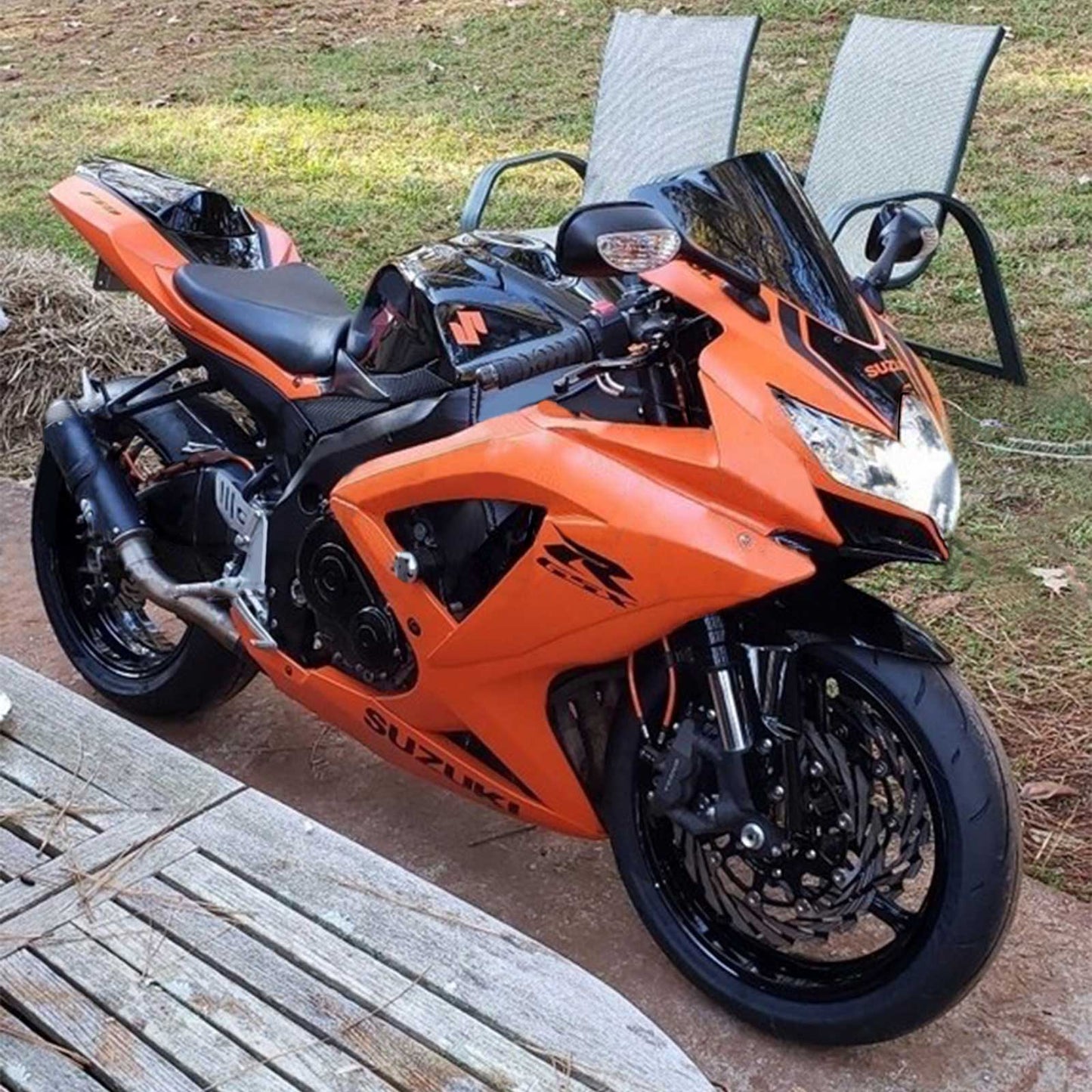 2008-2010 Suzuki GSXR 600/750 K8 Amotopart Injection Fairing Kit Bodywork Plastic ABS #112