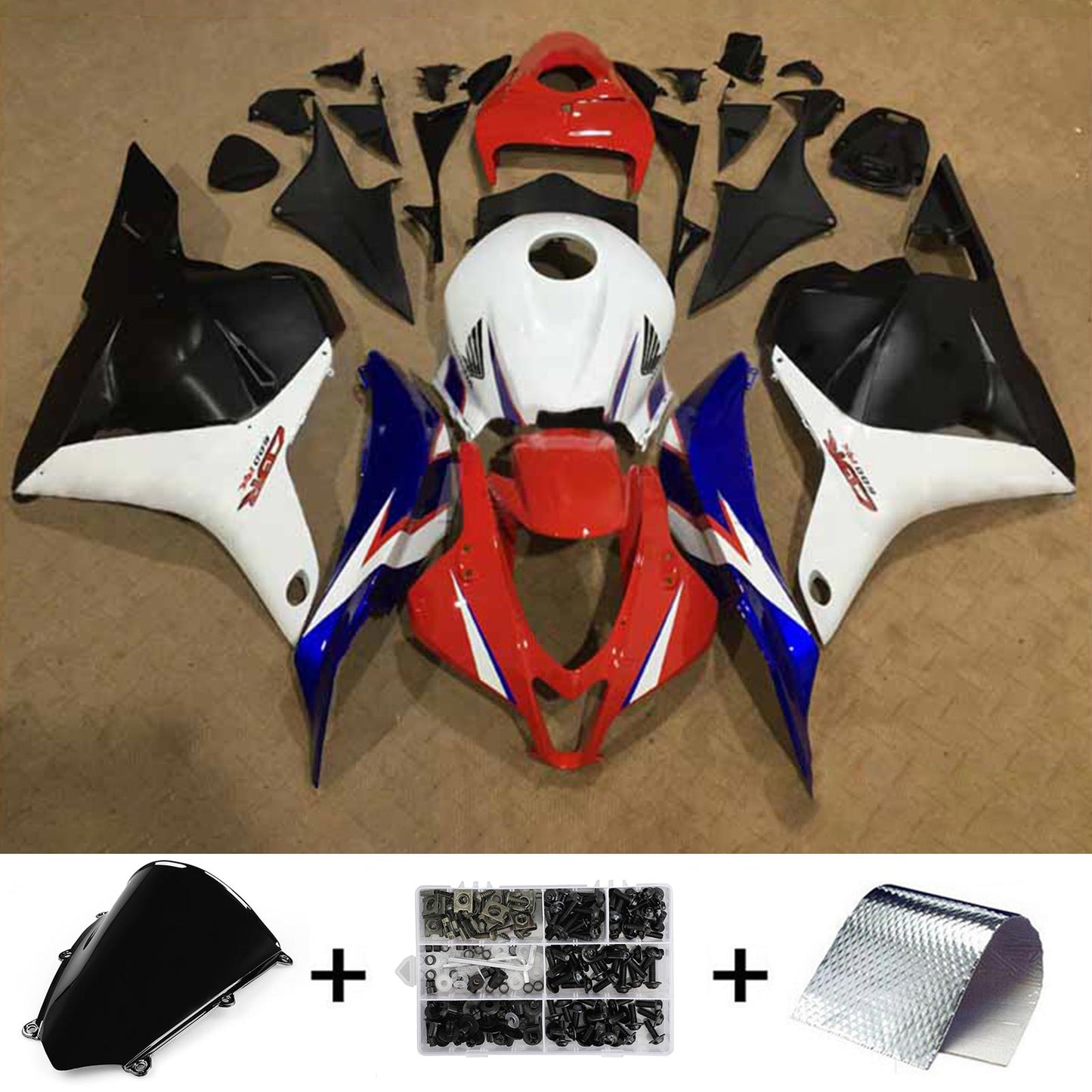 2009-2012 Honda CBR600RR F5 Injection Fairing Kit Bodywork Plastic ABS#183