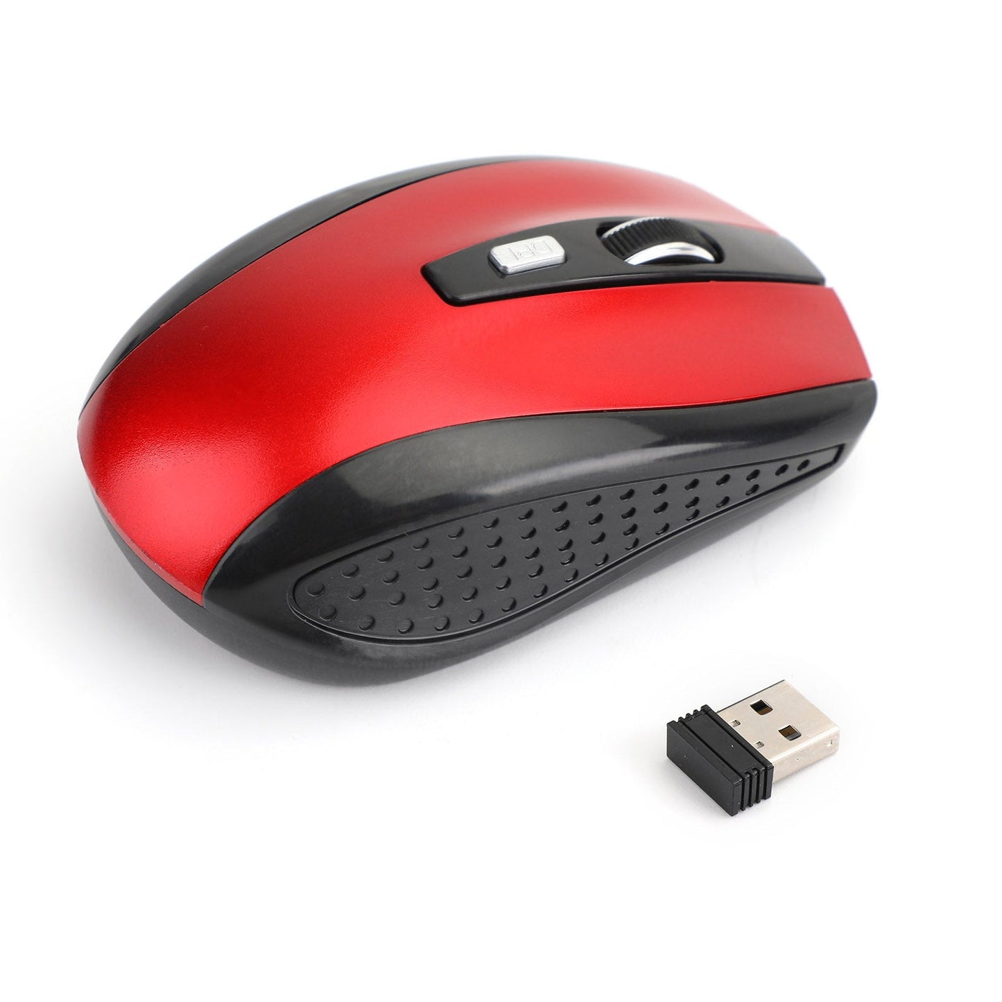 Wireless Optical Mouse Mice USB Receiver 2.4GHz for PC Laptop Computer Red