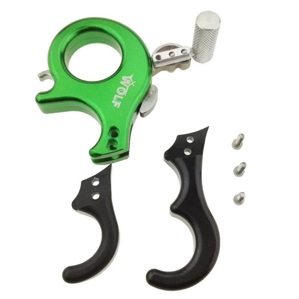 Archery Release Aids 3 or 4 Finger Grip Compound Bow Thumb Caliper Trigger