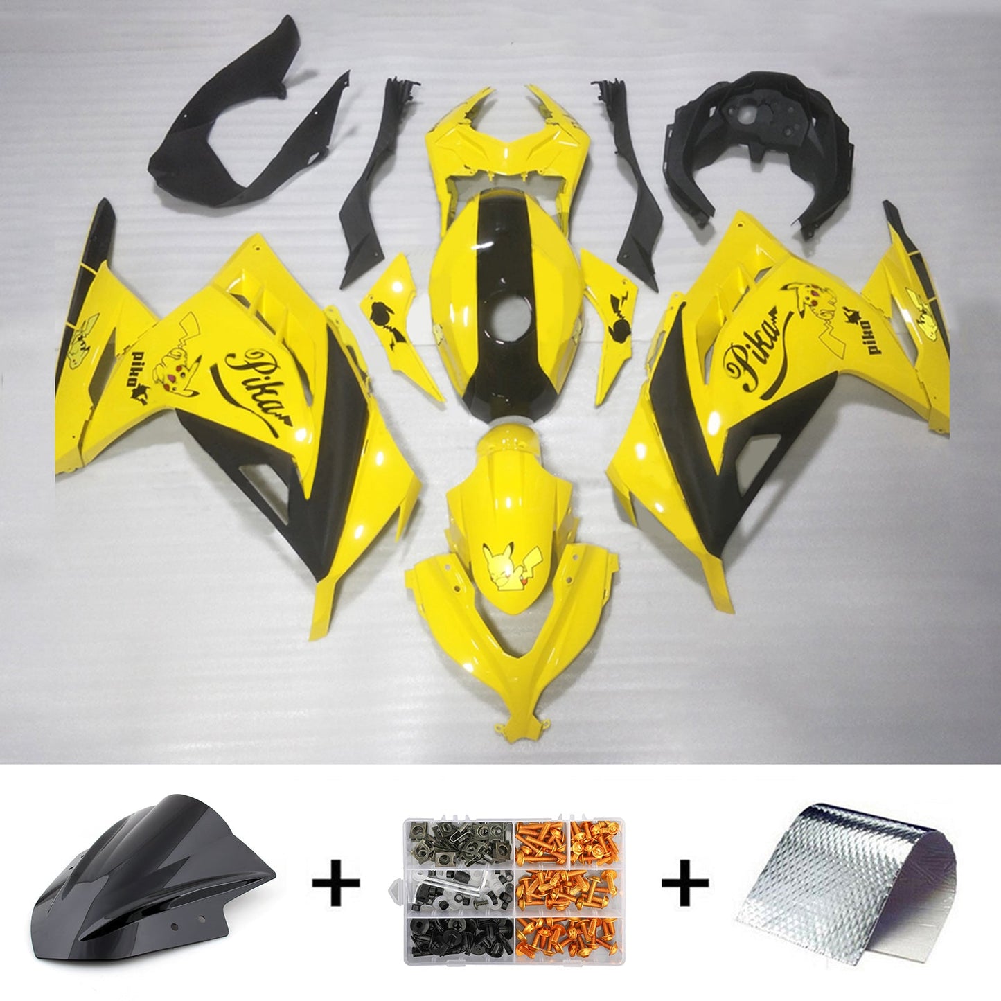 2013-2024 Kawasaki EX300/Ninja300 Injection Fairing Kit Bodywork Plastic ABS#161
