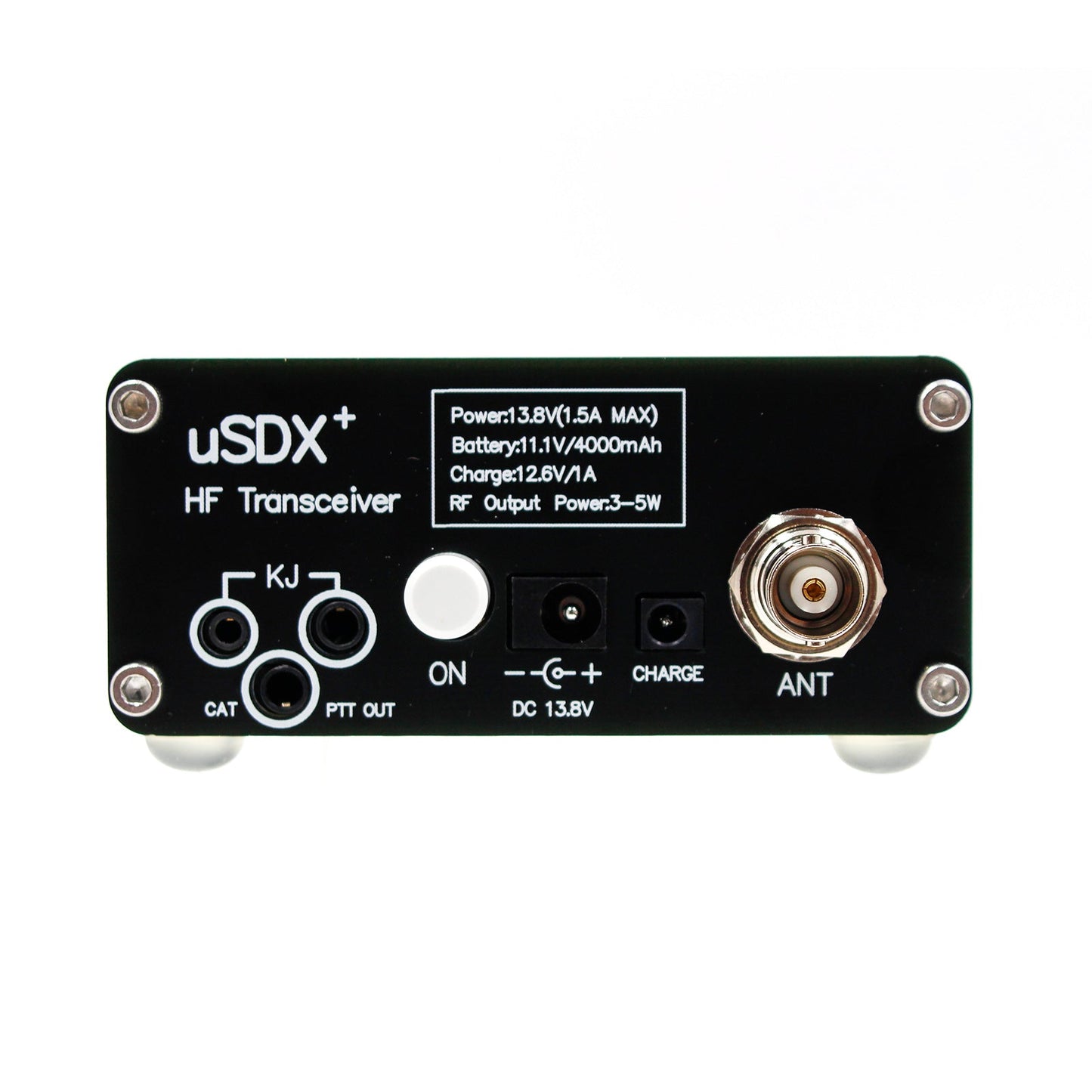 Usdr usdx+ Plus Transceiver All Mode 8 Band HF Ham Radio w/Power Adapter EU Plug
