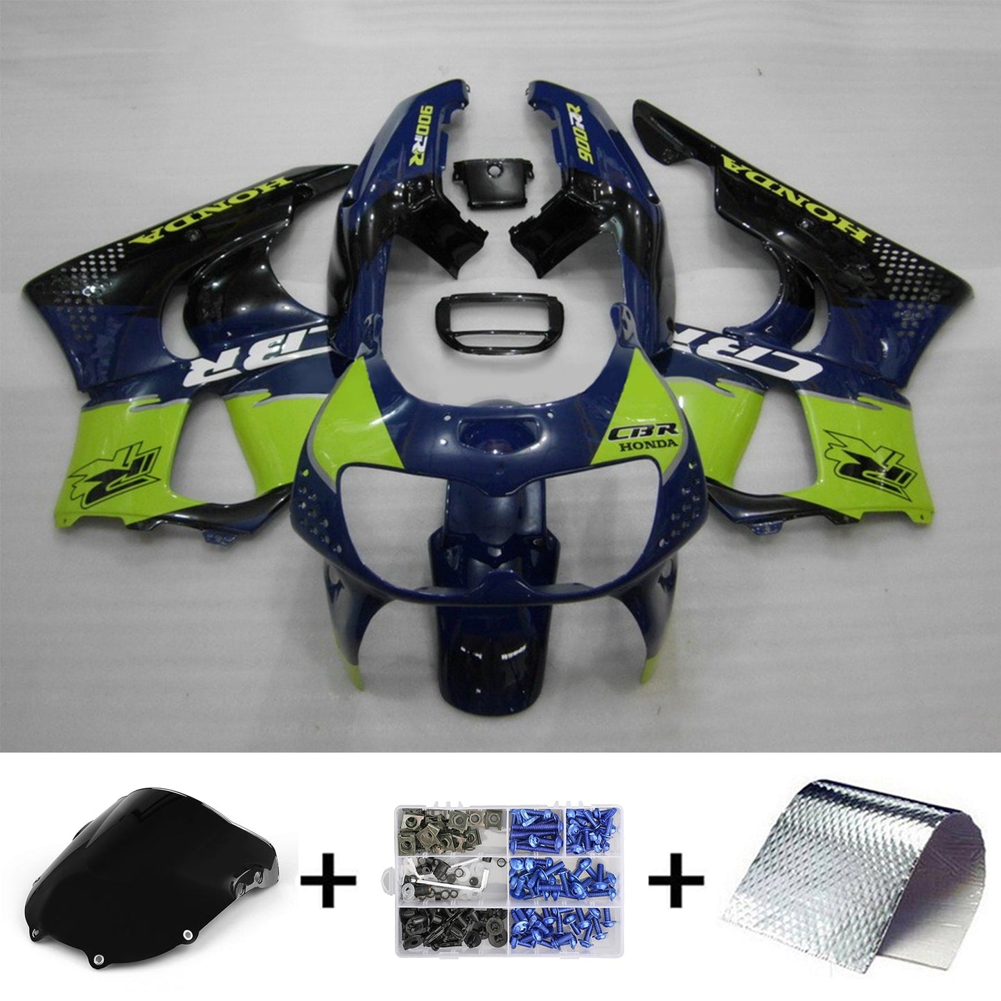 1994-1995 Honda CBR900RR 893 Amotopart Injection Fairing Kit Bodywork Plastic ABS #108