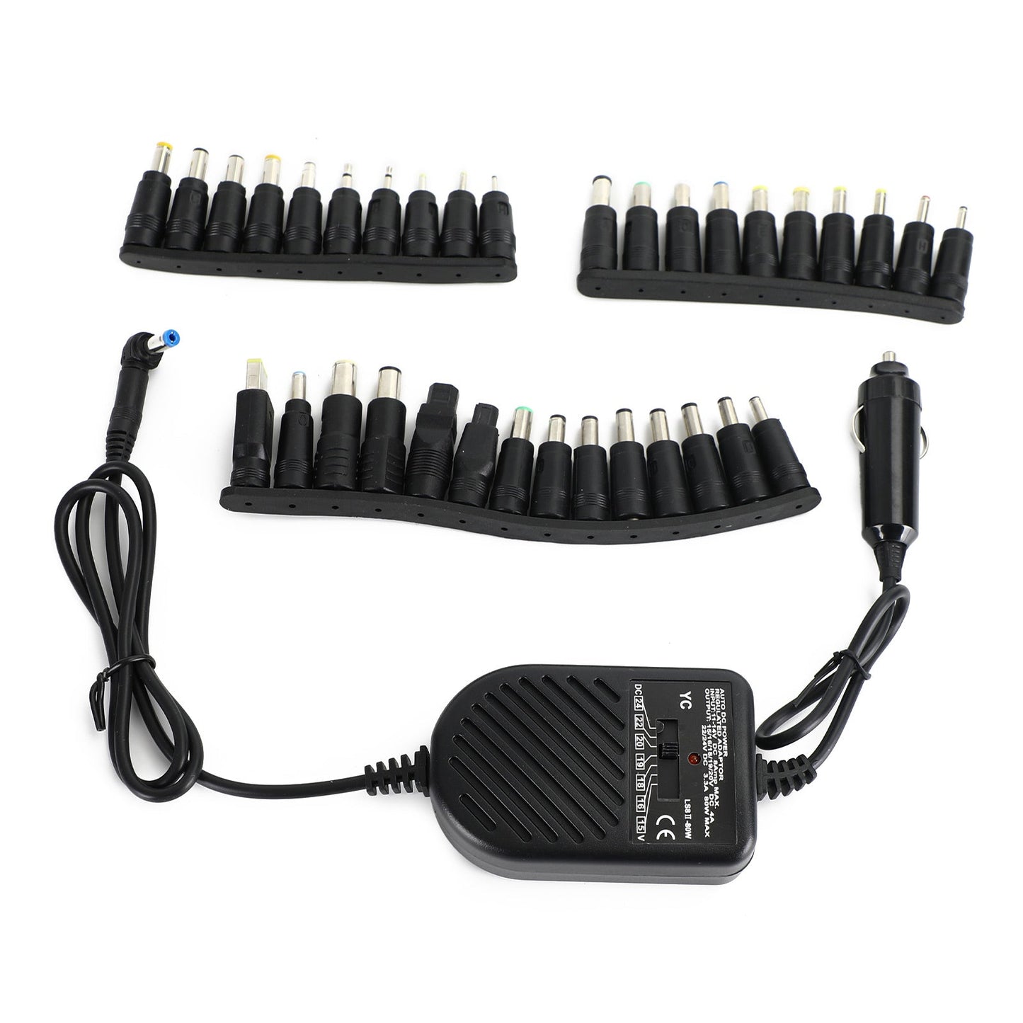 12V 80W Laptop Car Charger Travel Adapter 34 Tips Universal For Laptop Notebook