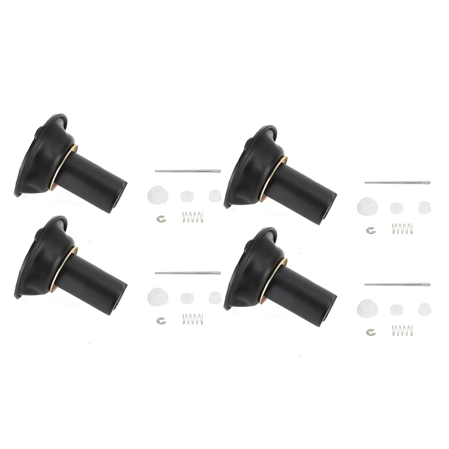 4x Carburetor Plunger Diaphragm Repair Kit fit for Yamaha XJR400 1993-2000