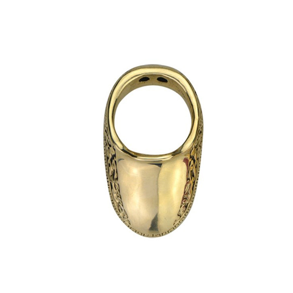 Archery 22mm Copper Thumb Ring Finger Guard Protector Gear Bow Hunting