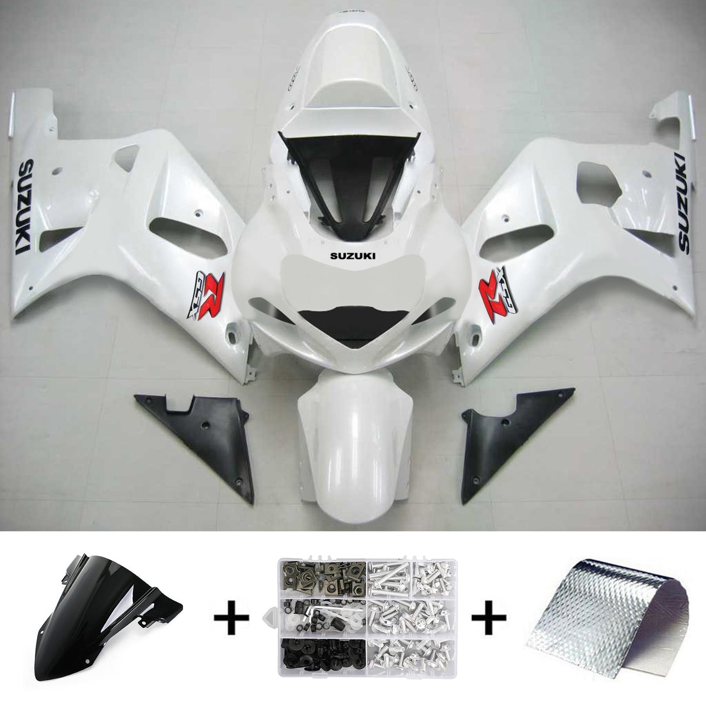 2001-2003 Suzuki GSXR750 K1 Amotopart Injection Fairing Kit Bodywork Plastic ABS #111