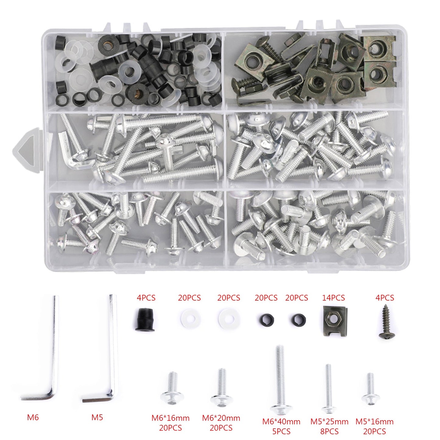 Fairing Bolt Kit Bodywork Screws for Honda CBR600RR CBR900RR CBR1000RR CBR1100XX