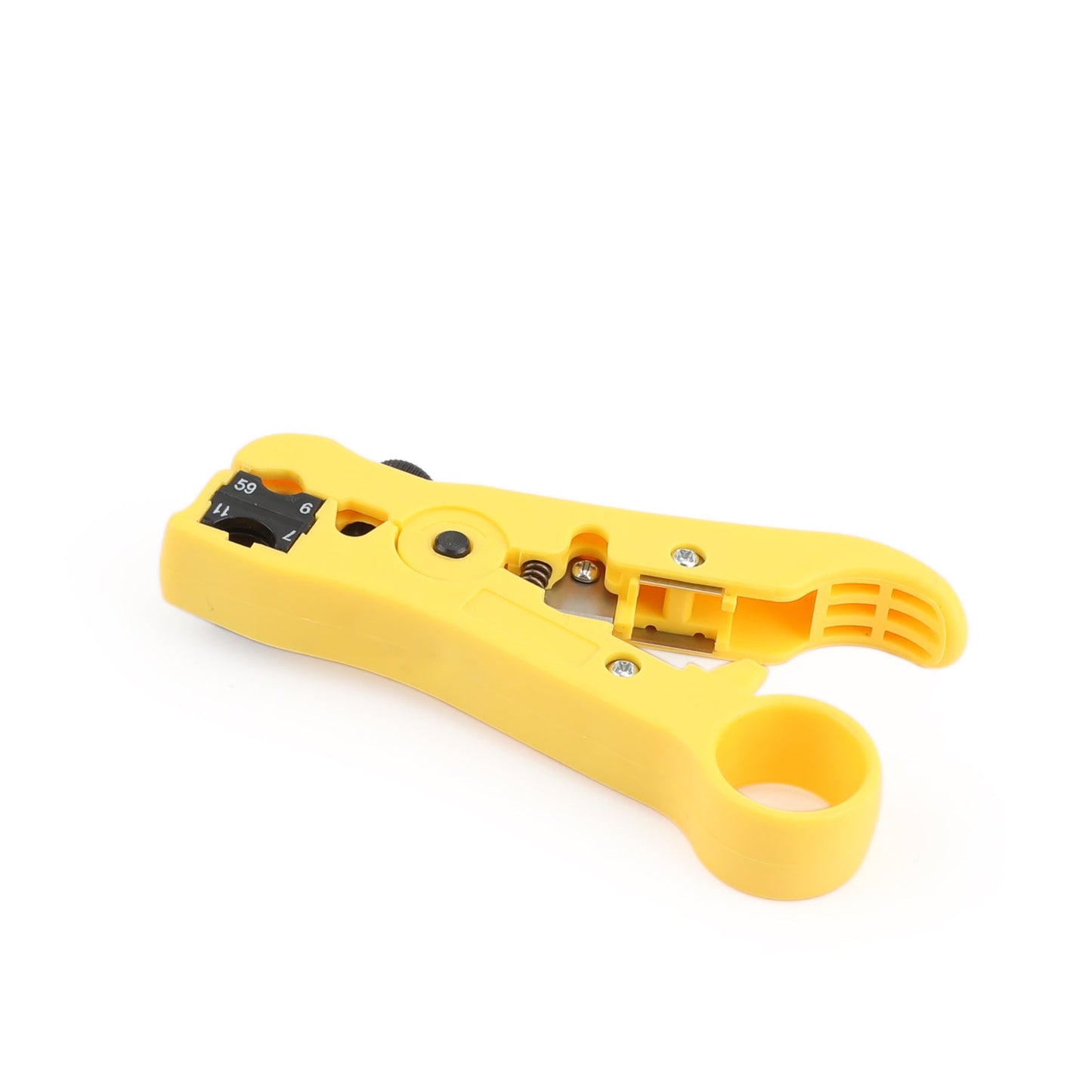 Coaxial Compression Tool Coax Cable Crimper Kit Adjustable RG6 RG59 RG11 75-5-7