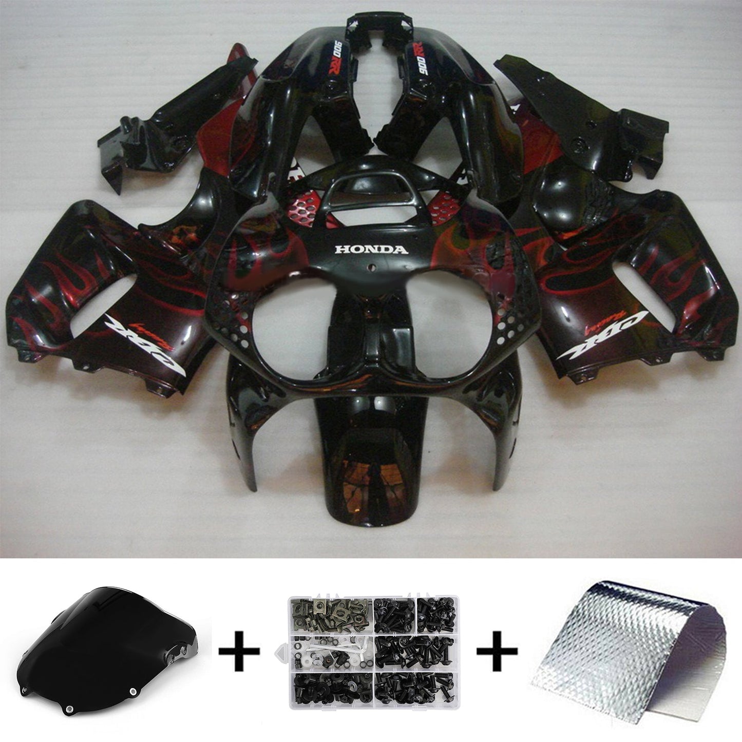 1992-1993 Honda CBR900RR 893 Amotopart Injection Fairing Kit Bodywork Plastic ABS #117