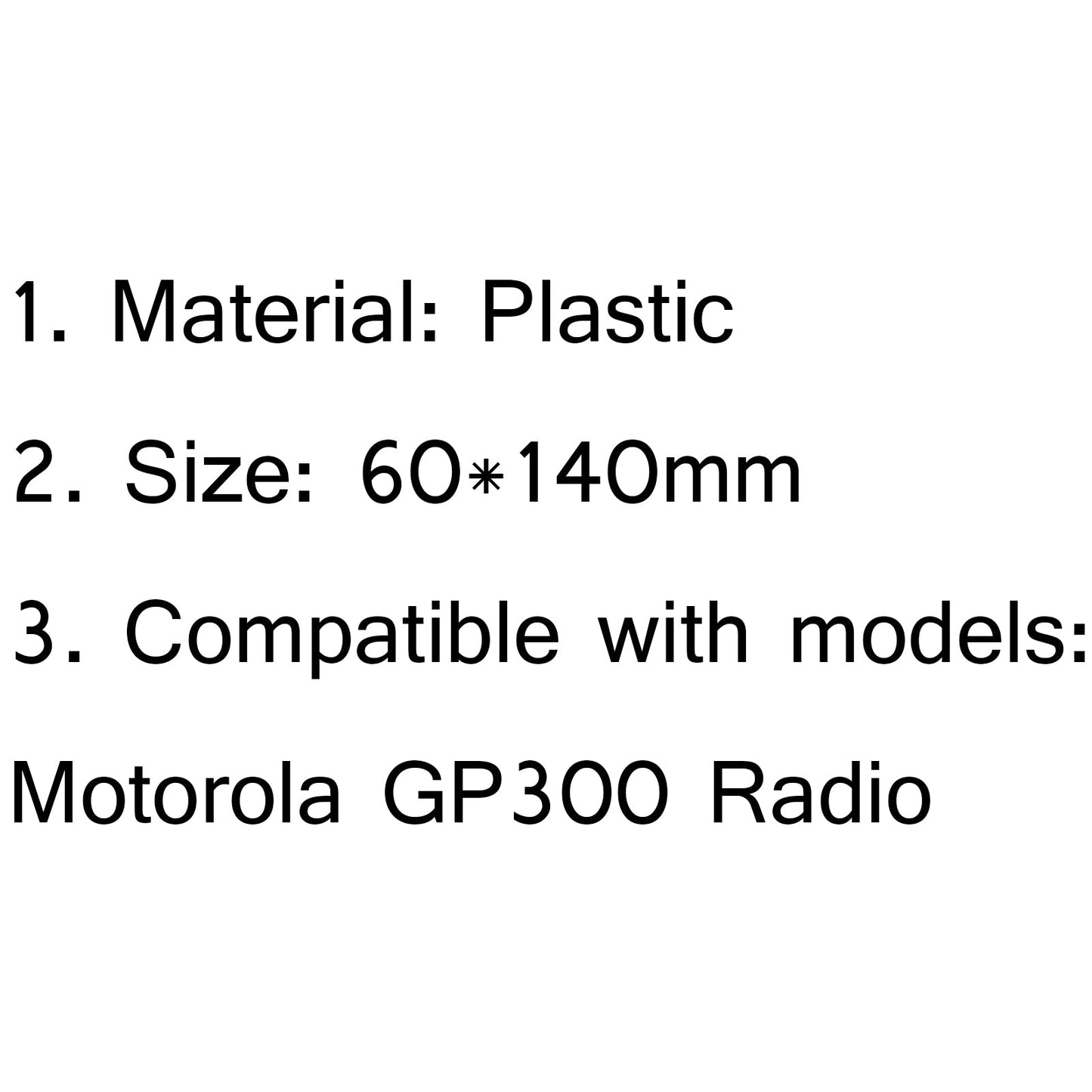 1x Front Outer Case Housing Cover Shell For Motorola GP300 Walkie Talkie Radio