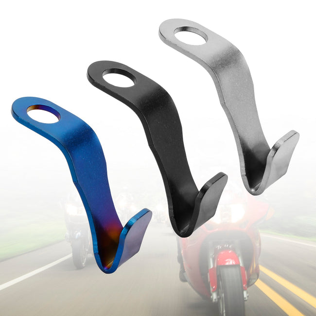 Helmet Hook Hanger Storage Holder Accessories Universal Fits For Motorcycle Silver