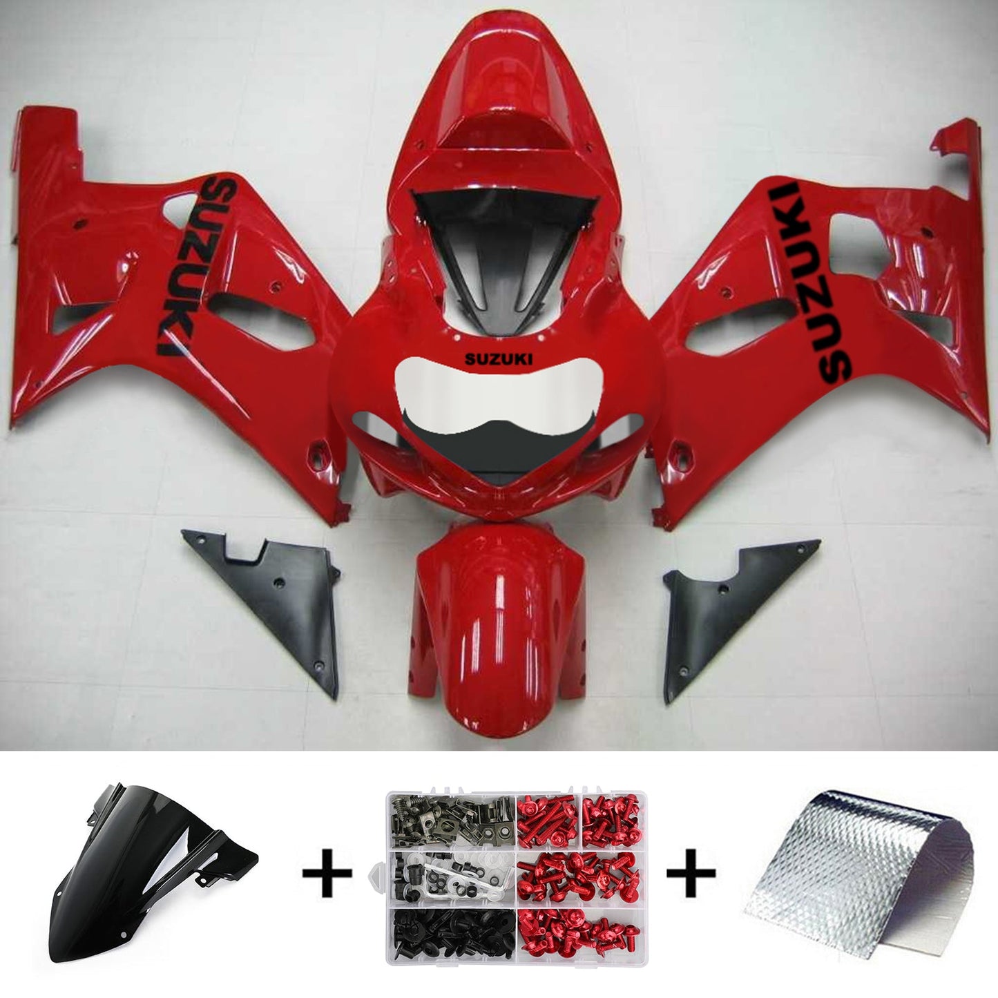 2001-2003 Suzuki GSXR750 K1 Amotopart Injection Fairing Kit Bodywork Plastic ABS #117