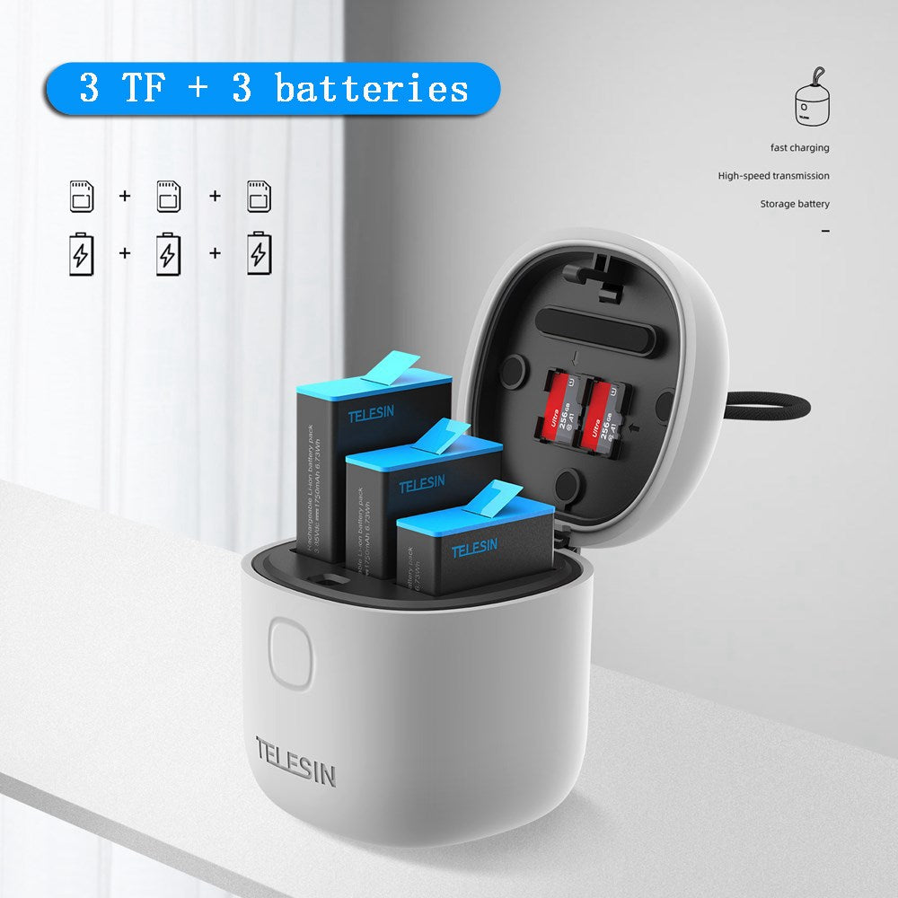 Waterproof Storage Charging Box Allin Charger For Hero9/10 Camera