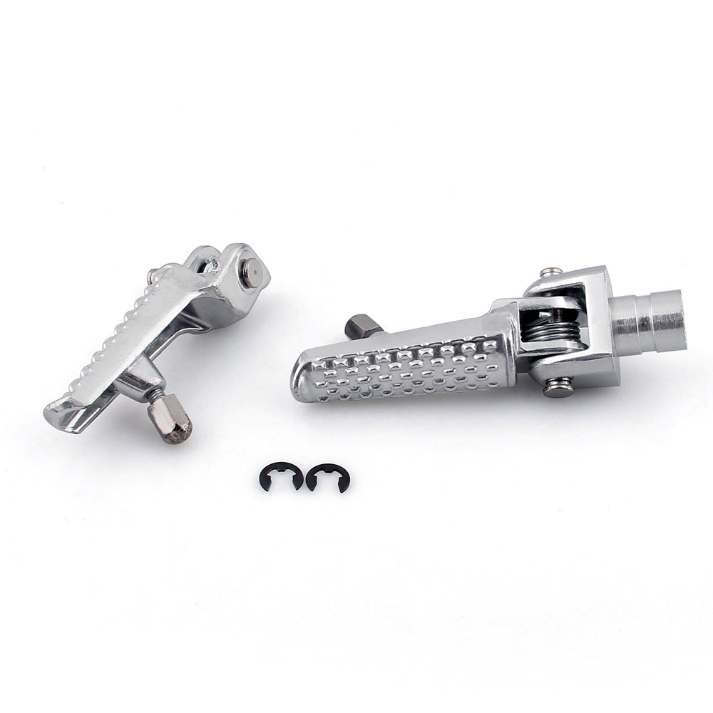 Front + Rear Foot Pegs Footrest Bracket Fit for Honda CBR 600 RR 2003 2004