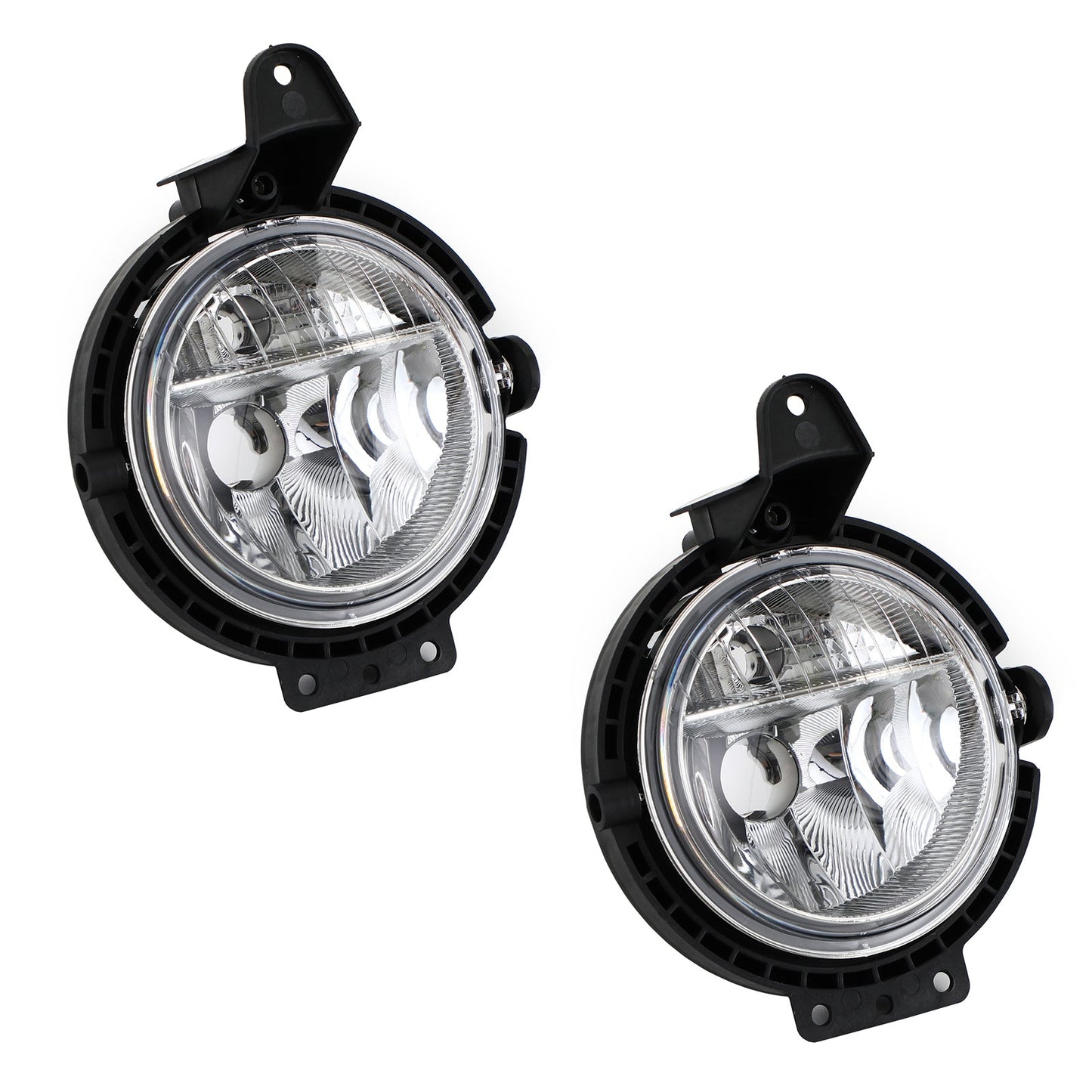 Pair Fog Lights Front Left and Right For Mini R55 R56 R57 R58 Cooper 2007-2015