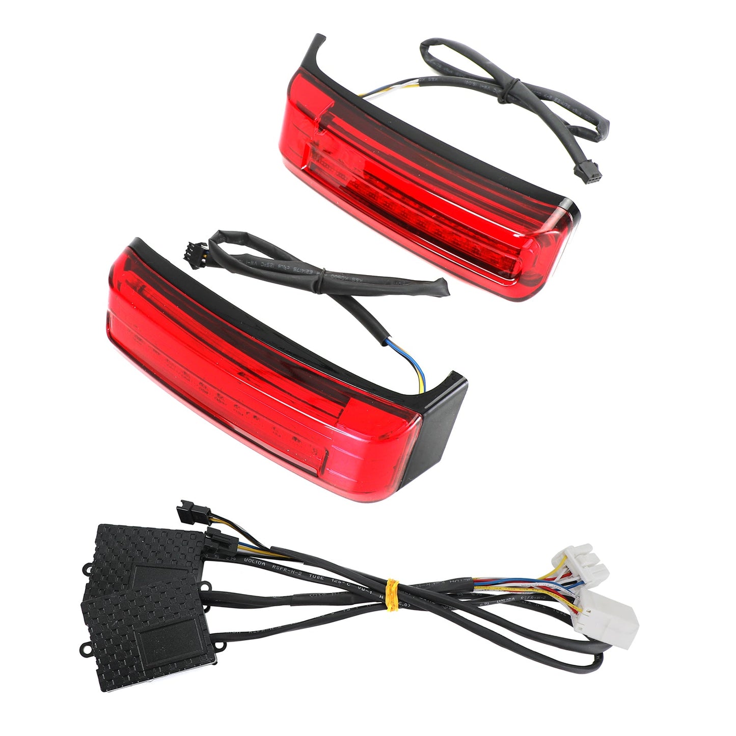LED Saddlebag Saddle Bags Run Brake Turn Lamp Lights For Touring 1996-2013