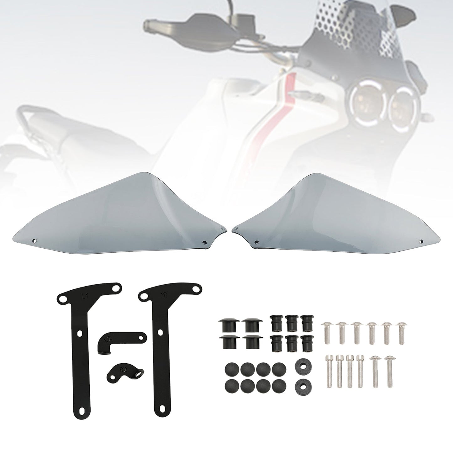 2022-2023 DUCATI Desert X Motorcycle Deflector Side Top