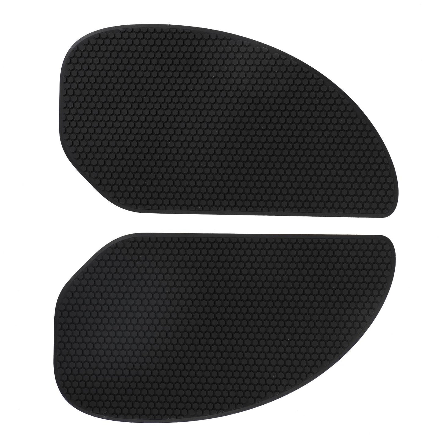 2x Side Tank Traction Grips Pads For Cafe Racer Custom Bobber Chopper Clubman