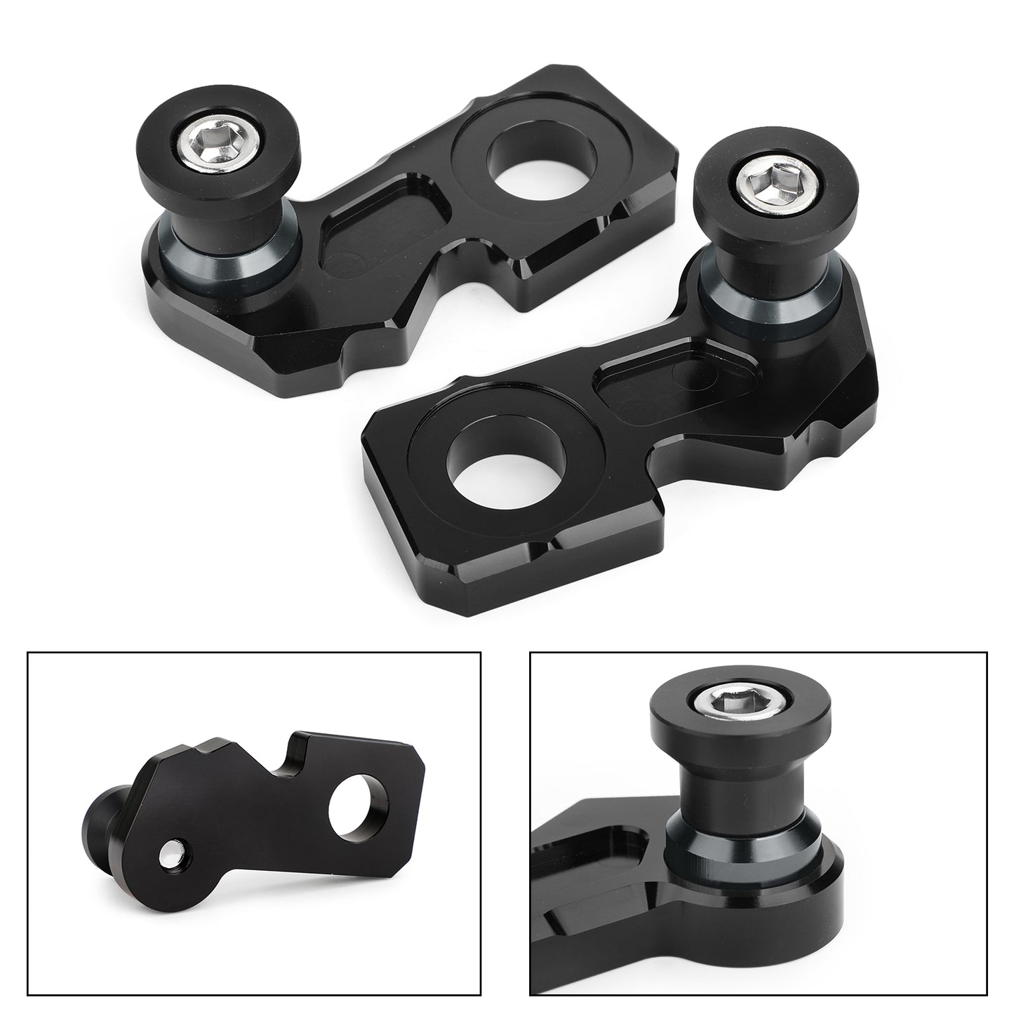 CNC Chain Adjuster Block With Stand Spool For Honda CB650F CBR650F 14-18