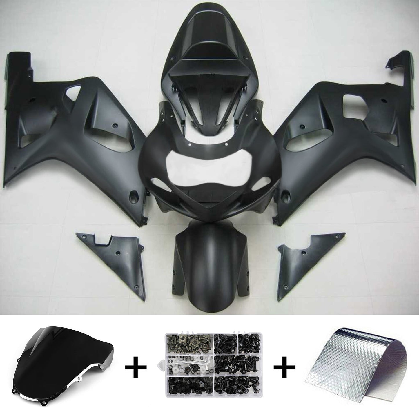 2001-2003 Suzuki GSXR600 K1 Injection Fairing Kit Bodywork Plastic ABS #103 Amotopart