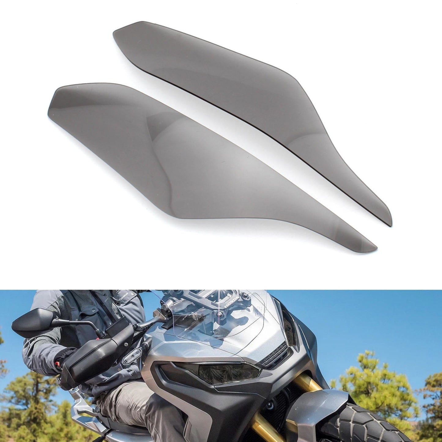 Front Headlight Lens Protection Cover Clear Fit For Honda X-Adv 750 2017-2019