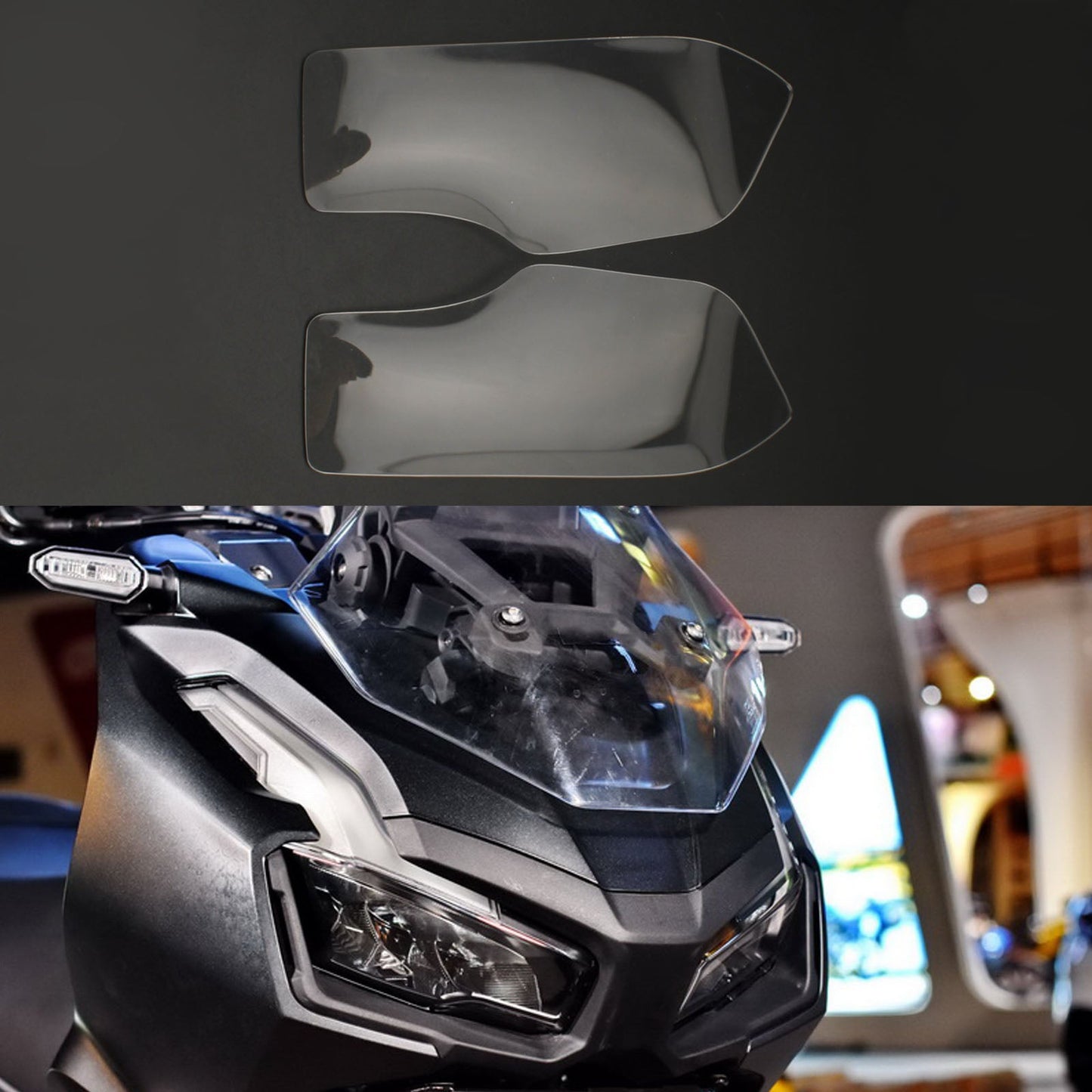 Front Headlight Lens Lamp Protection Cover Clear Fit For Honda Adv 150 2019-2020