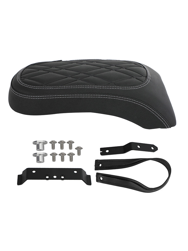 BMW R18 Bikes 2020-2022 2021 Rear Seat Passenger Cushion Flat Pu Black Grid