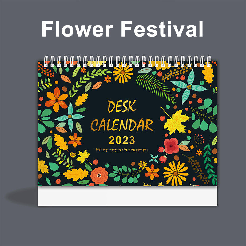 2023.1-2023.12 Month To View Stand Up Desk Office Top Calendar Planner