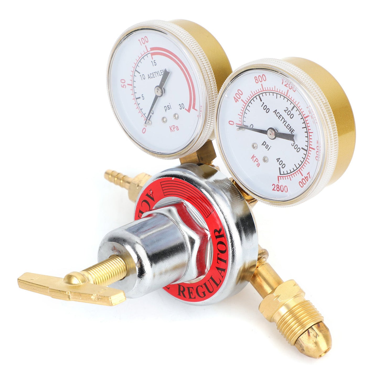 Welding Gas Gauge Welder Acetylene Regulator Torch Cutting Kit CGA510 2" Gauges