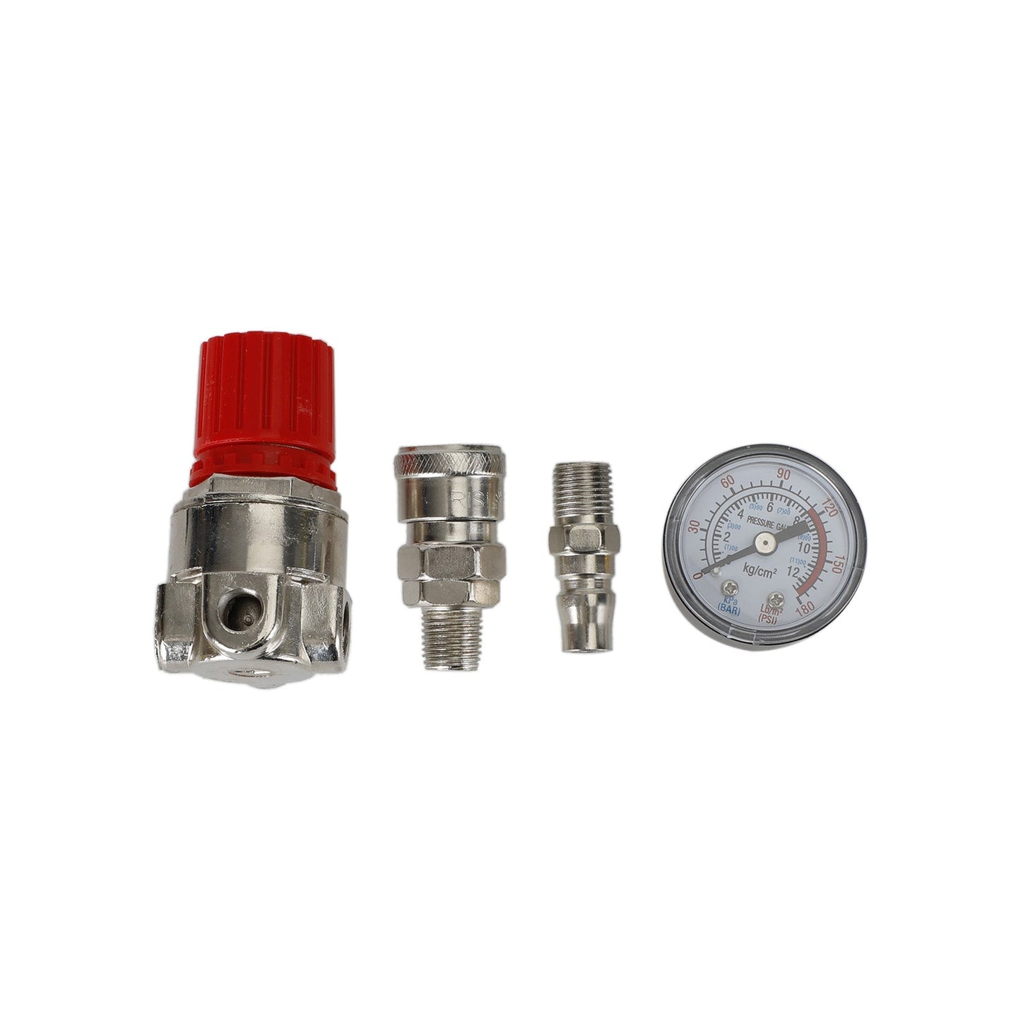 Air Compressor 1/4" Regulator Pressure Gauge Switch Valve Control 175 Psi