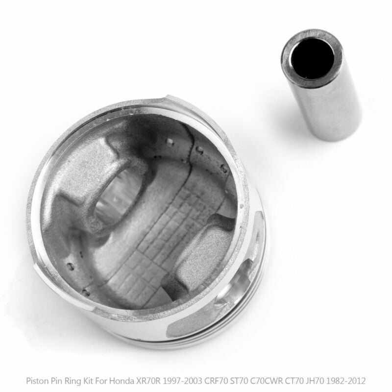 Size CT70 XR70R Piston Kit Honda For 47.25mm C70CWR Bore 1997-12 UK +0.25 CRF70F