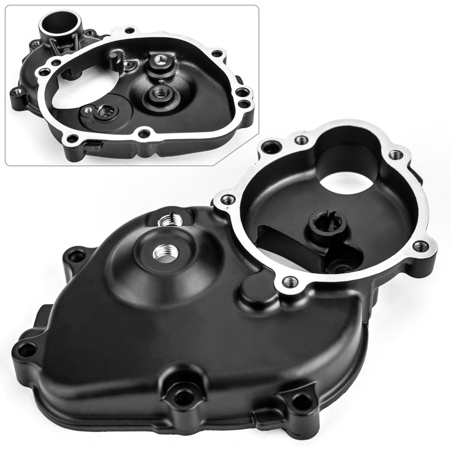 Alternator Stator Engine Cover Crankcase For Kawasaki ZX6R ZX-6R 2009 2010 2011 Black