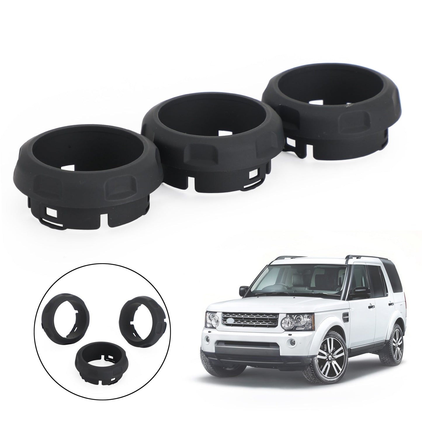 3x AC Swicth Knob Trim LR029591 For Land Rover Discovery 4 /Range Rover Sport