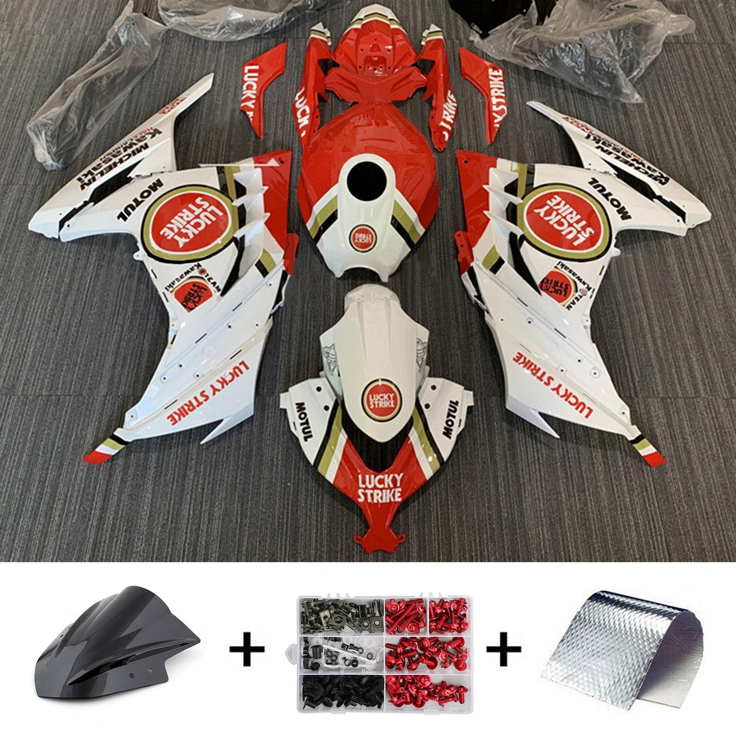 2013-2024 Kawasaki EX300/Ninja300 Injection Fairing Kit Bodywork Plastic ABS#161